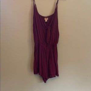Maroon romper